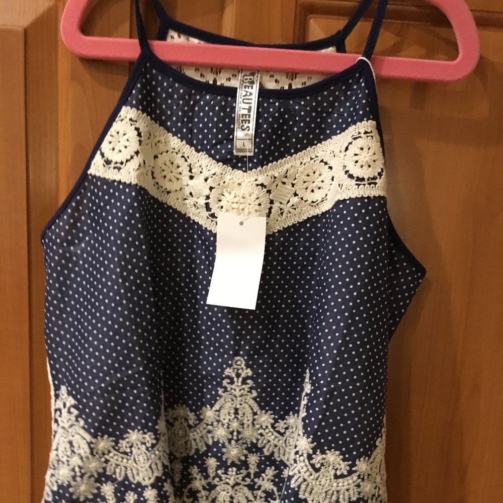 Girl's Size Large Sleeveless  Top  New With Tags